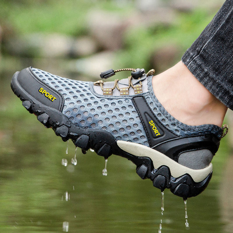 Men's Outdoor Breathable Wading Hollow Mesh Surface Sneakers