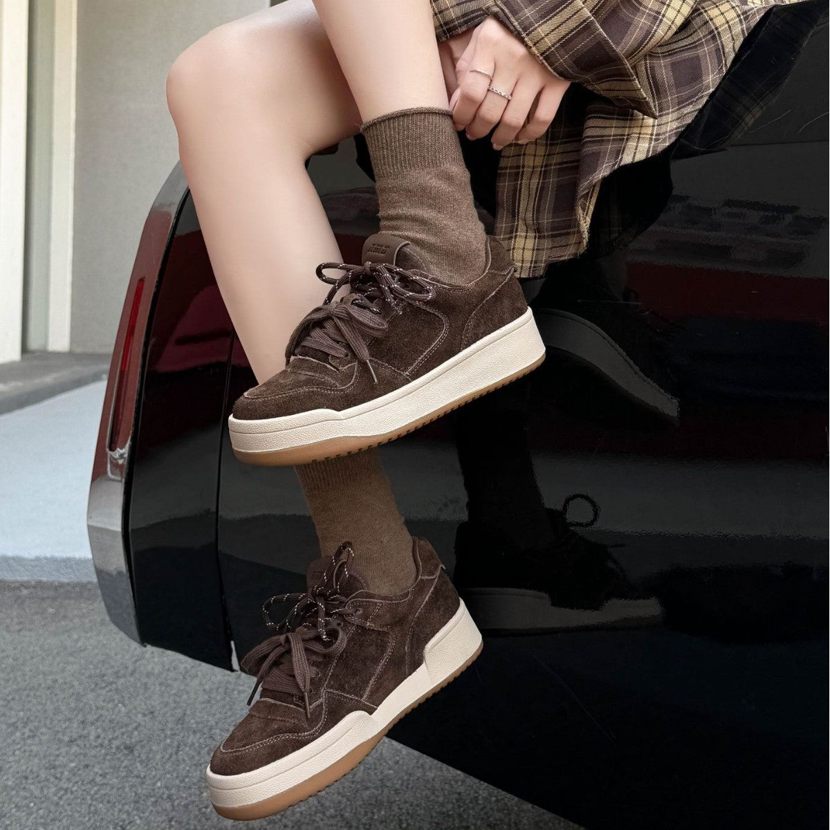 Women's Autumn Round Toe Fashion Sports Leisure Retro Women's Shoes