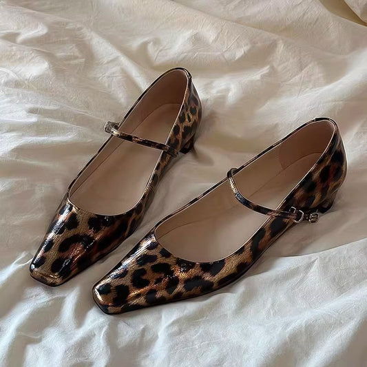 Women's Style Strap Mary Jane Classy Low Women's Shoes