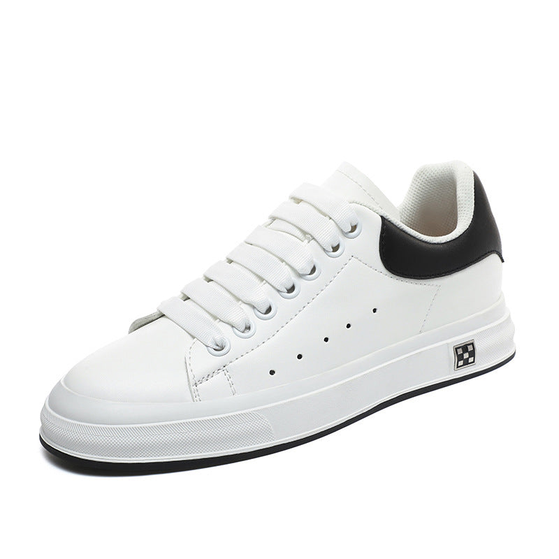 Men's Invisible Trendy Height Increasing Insole White Men's Sports Shoes
