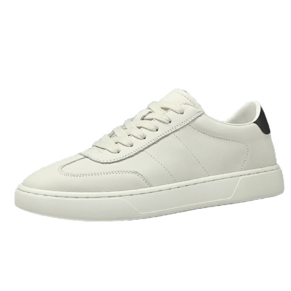 Men's Light Luxury Niche Trendy White Men's Board Shoes