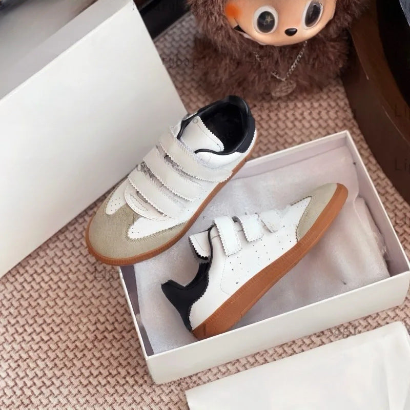 Women's & Men's Magic Stick Flat Breathable Soft Bottom Sports Men's Casual Shoes