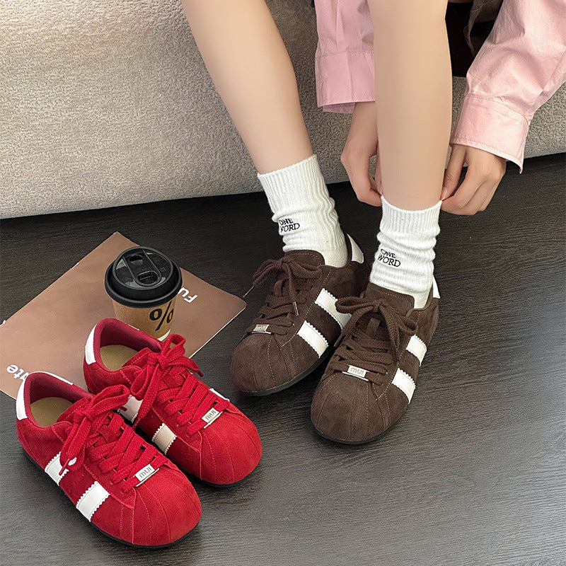 Women's Fashion Training Flat Retro Outerwear Women's Sports Shoes