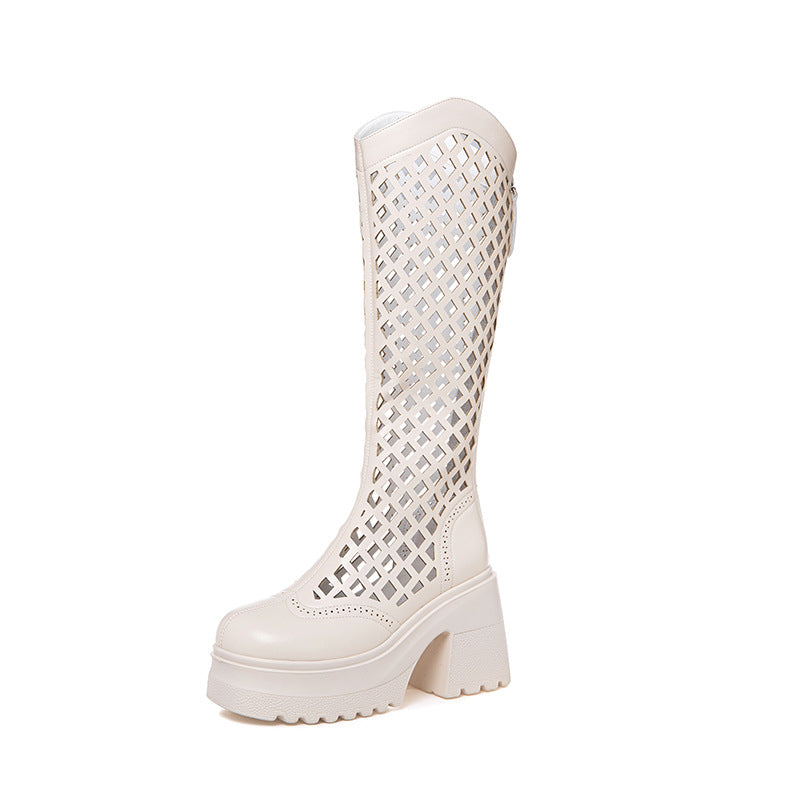 Women's Knight Summer Breathable High Leg Versatile Boots