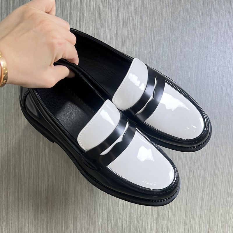 Men's Autumn One Pedal British Korean Derby Loafers