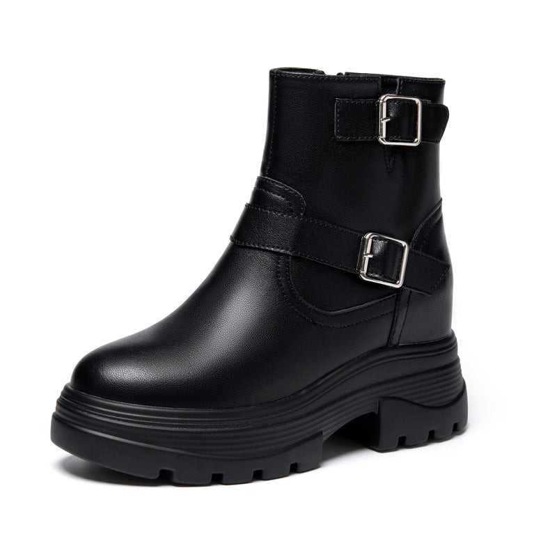 Women's Bottom Martin Not Tired Feet Genuine Chelsea Boots