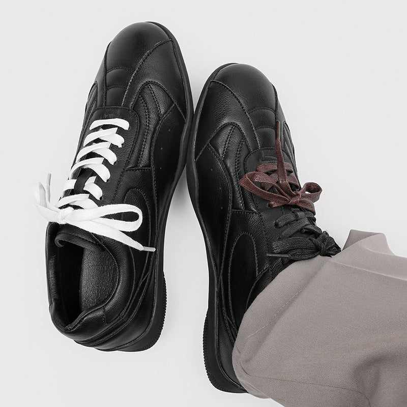 Men's Retro Minimalist Training Classic Black German Men's Casual Shoes