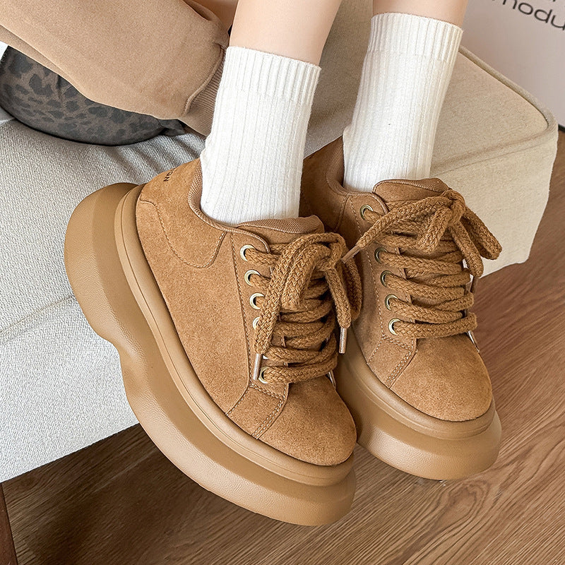 Men's Inner Height Increasing Board Sports Leisure Couple Simple Men's Casual Shoes