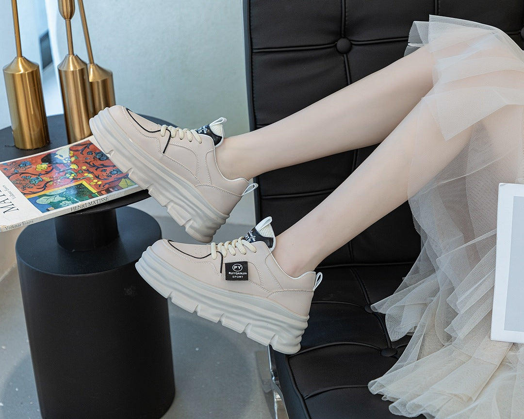 Women's Korean Style Versatile Slip-on Muffin Platform Women's Casual Shoes