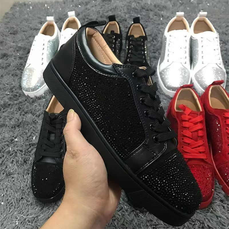 Men's Rivet Red Sole Trendy Flat Breathable Willow Ding Men's Shoes