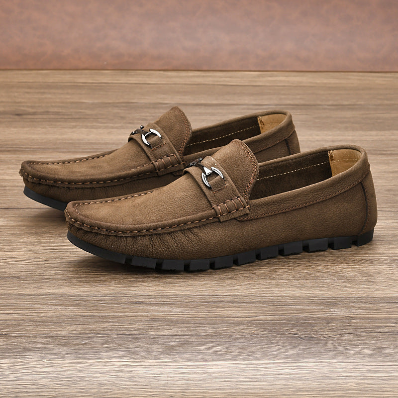 Men's Trendy Korean Small Soft Surface Lazy Men's Board Shoes