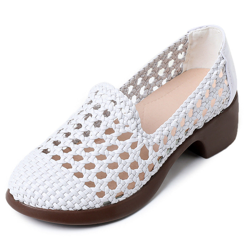 Women's Closed Toe Summer Mid Soft Bottom Sandals