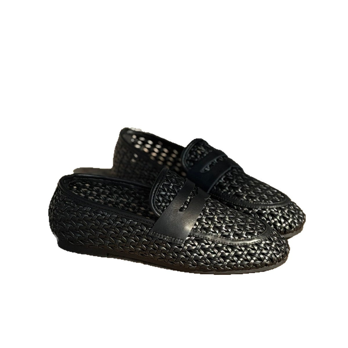 Women's Vintage Weave Breathable Mary Jane Spring Versatile Loafers