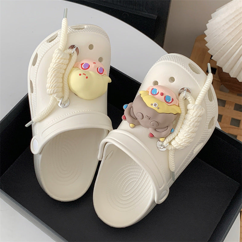 Women's Platform Summer Korean Cute Heart Outer Women's Shoes