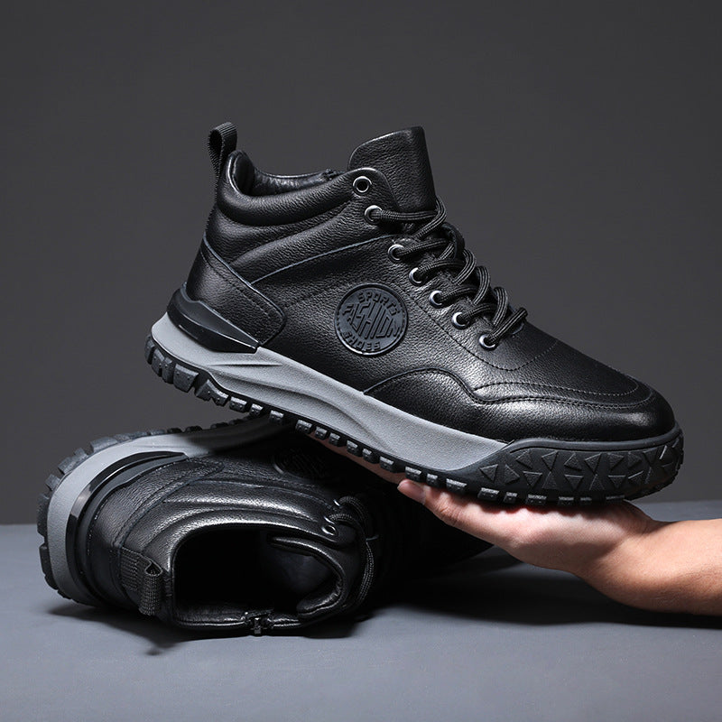 Men's Martin Autumn Genuine With Veet Outdoor Boots