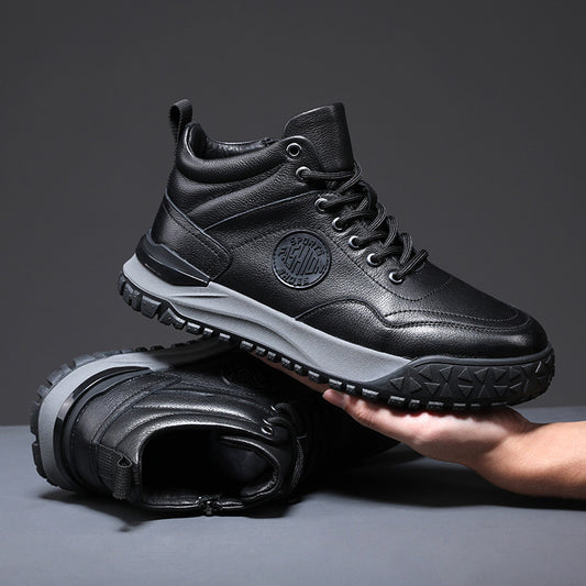 Men's Martin Autumn Genuine With Veet Outdoor Boots