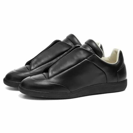 Men's Martin Classic Pure Color Genuine Flat Boots