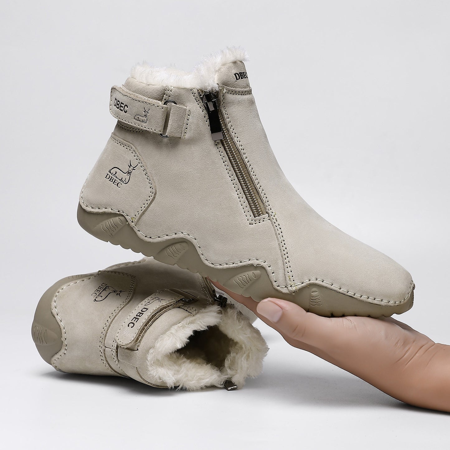 Women's Warm Martin Genuine Plus Size Cotton Women's Shoes