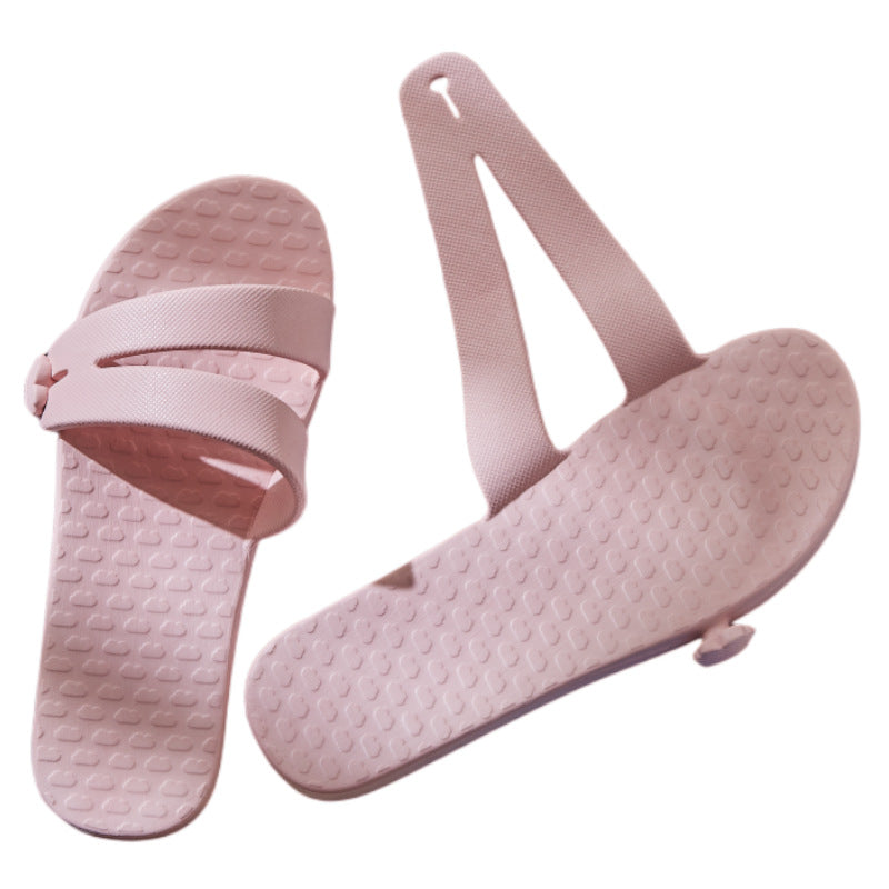 Women's Portable Travel Summer Creative Storage Beach Sandals