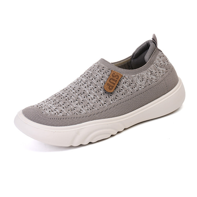 Women's Cloth Single Soft Bottom Comfortable Slip-on Women's Shoes