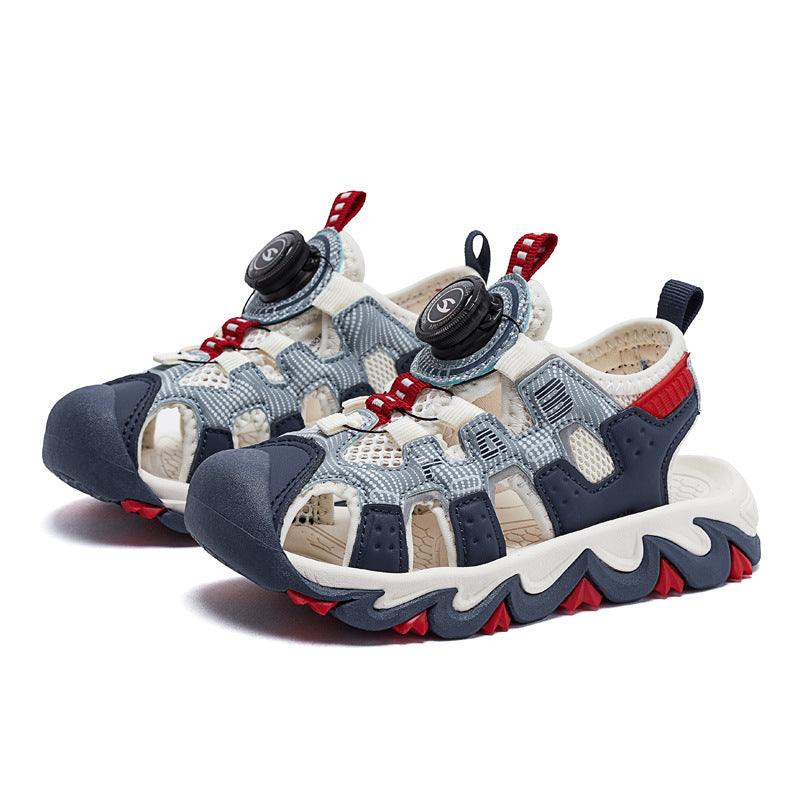 Children's Summer Boys Rotating Buckle Pump Beach Kid's Sandals