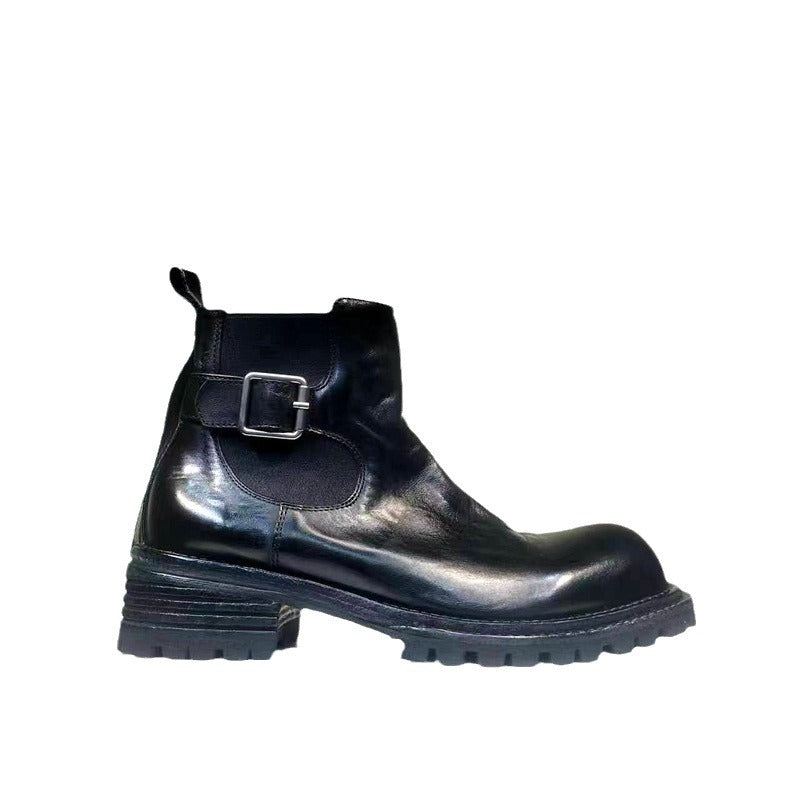 Men's Bottom Vintage Distressed Washed Horse Martin Good Boots