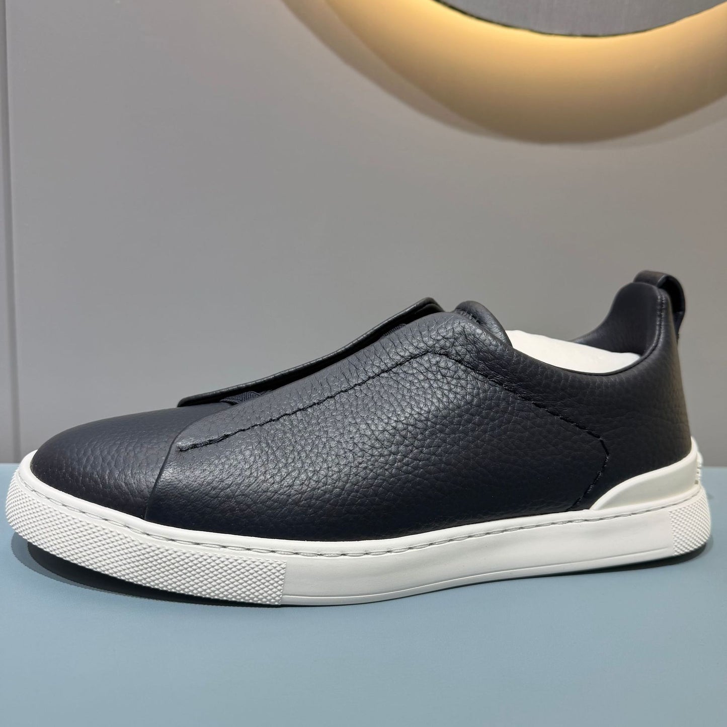 Men's Top Version Home Cross Elastic Band Slip-on Men's Board Shoes