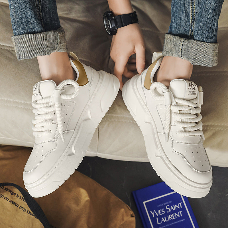 Men's Style Thick Sole Increased Stitching Soft Sneakers