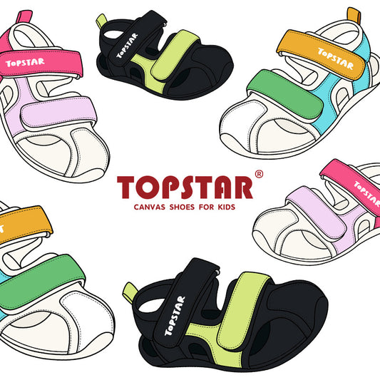 Children's Toe Box Soft Bottom Upstream Korean Style Sandals