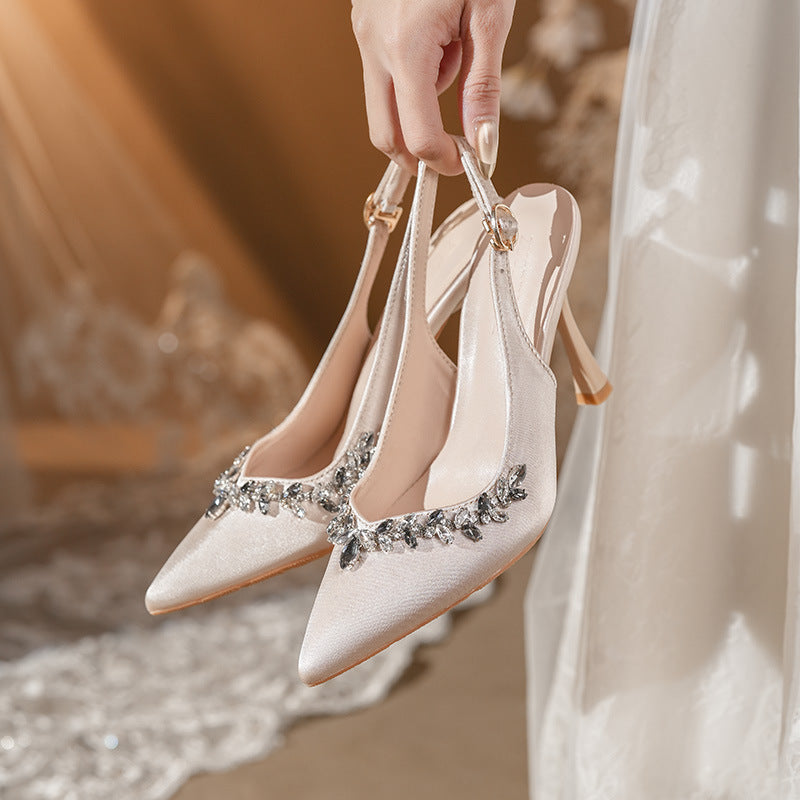 Toe French Style Hollow High Spring Small Size Plus Women's Fashion Shoes
