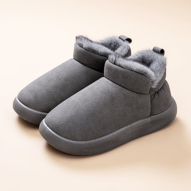 Women's & Men's Thickened Cotton Indoor Home Warm Keeping Women's Shoes