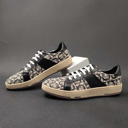 Men's Fashionable Genuine Boys Trendy Light Luxury Men's Board Shoes