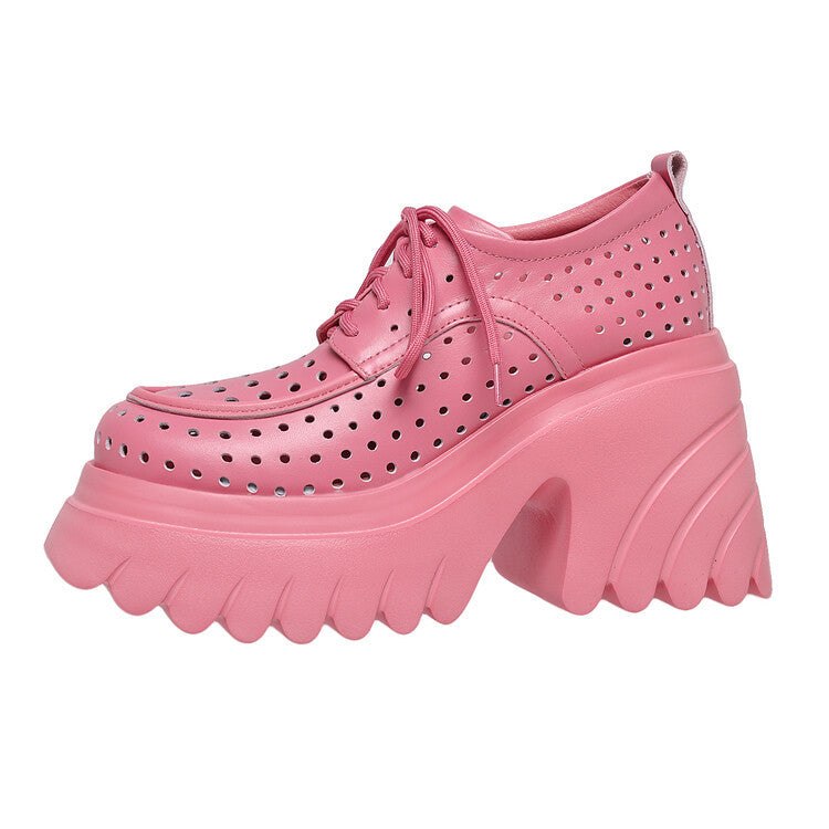 Women's Super High Summer Platform Small Height Increasing Breathable Women's Fashion Shoes