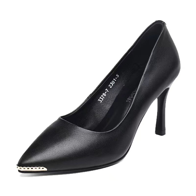 Women's Pointed High Stiletto Low-cut Soft Small Women's Shoes