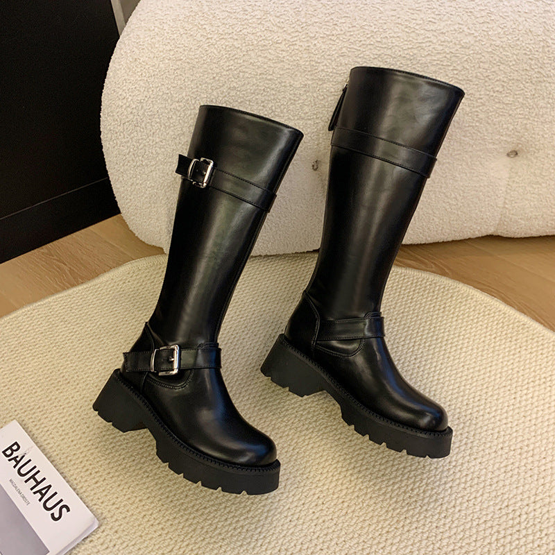 Fat Thick Leg High Big Tube Circumference Boots