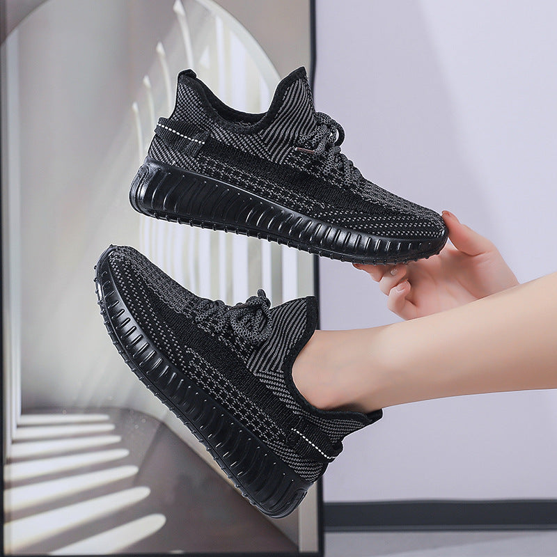 Women's Coconut Flying Woven Gel Korean Style Sneakers