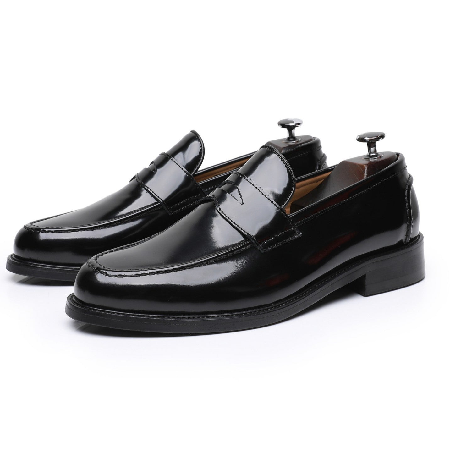 Men's Slip-on Platform Lightweight Laceless Board Top Loafers/doug Shoes