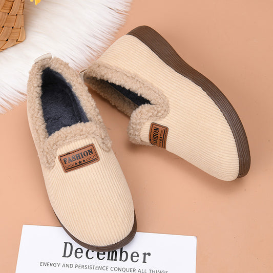 Women's Winter Fleece-lined Thick Soft Sole Warm Women's Shoes