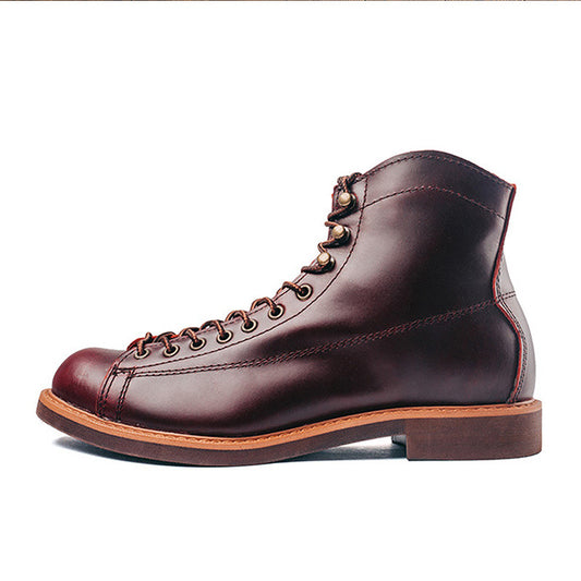 Women's & Men's Short Face Desert Motorcycle Retro Martin Boots