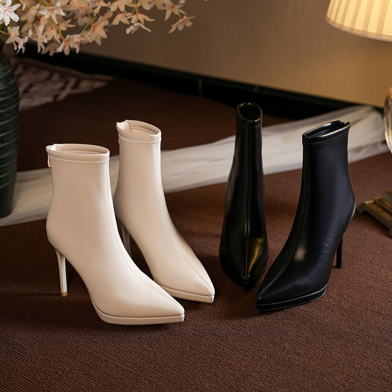 New Creative Popular Comfortable Elegant Winter Women's Leather Boots
