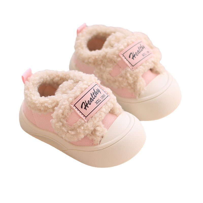 Children's Popular Fleece-lined Warm Boy's Cotton Kid's Sneakers