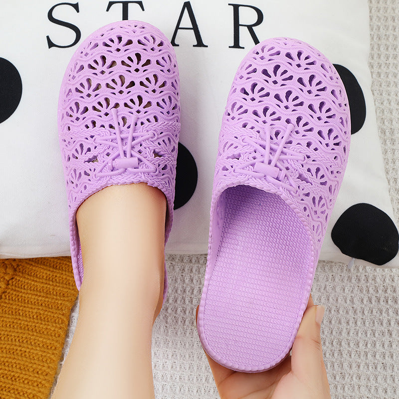 Women's Summer Closed Toe Hole Blowing Plastic Sandals