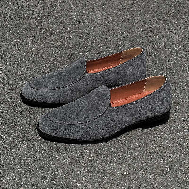 Formal Wear Business Commute Slip-on Cover Leather Shoes