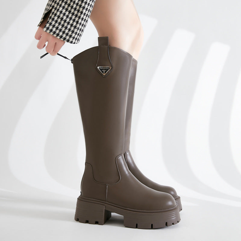 Women's Plus Size High Fat Big Tube Boots
