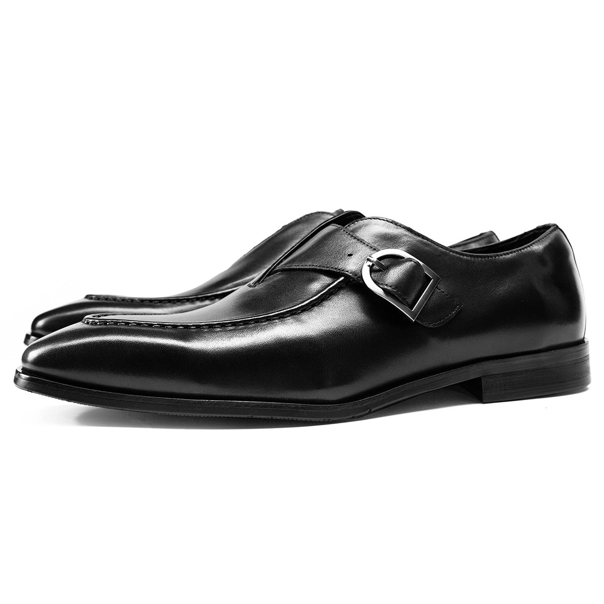 Men's Cowhide Formal Wear Retro British Men's Business Leather Shoes