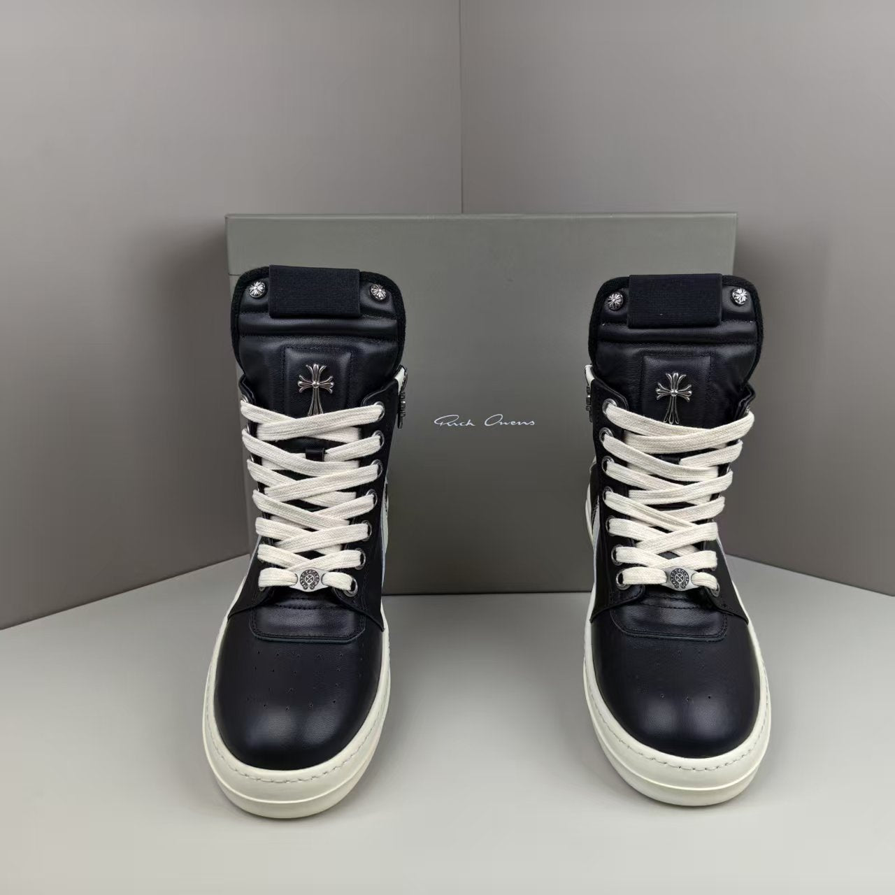Men's White Panda Inverted Triangle Niche Fashion Men's Board Shoes