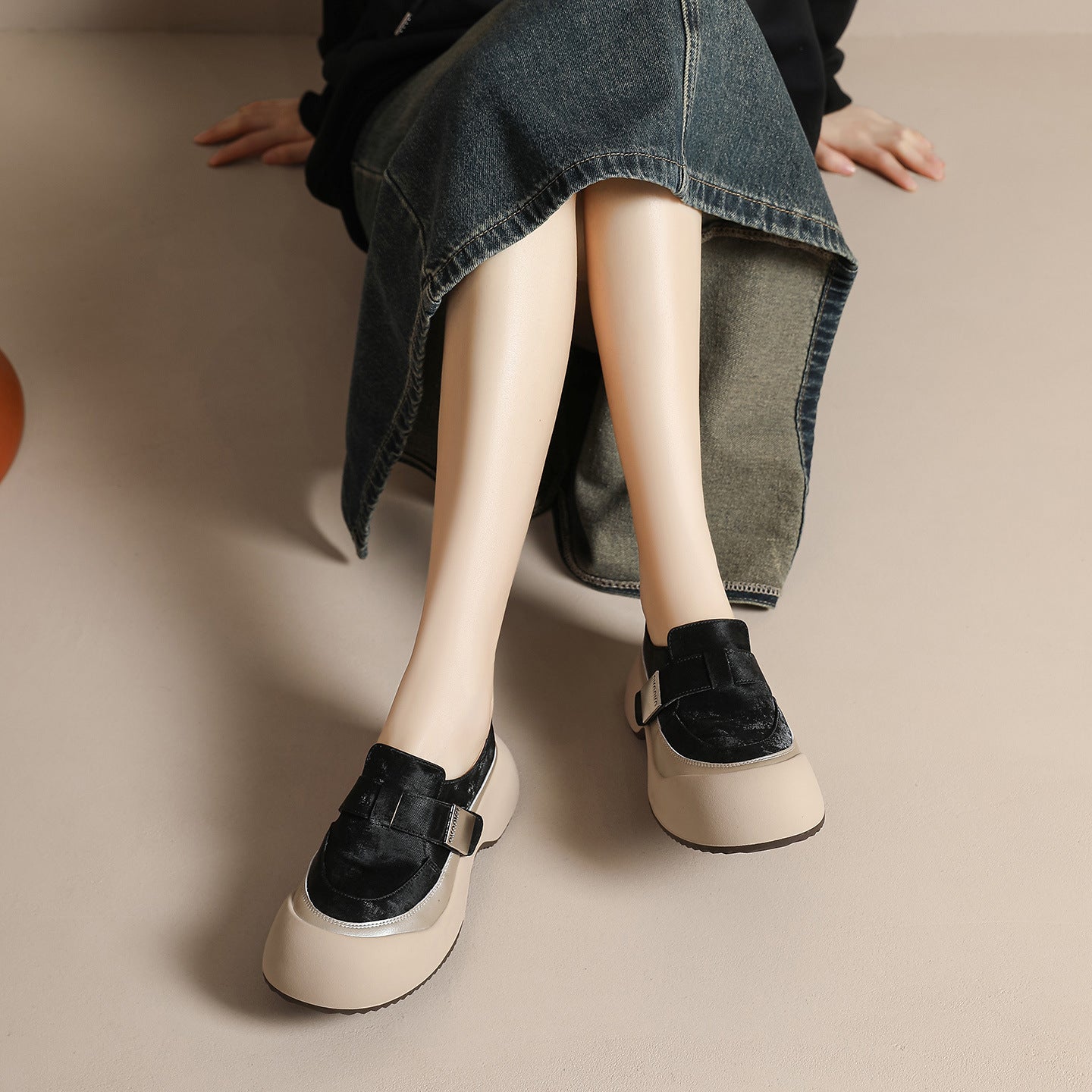 Women's Autumn Fashion Retro Platform Raise The Bottom Lightweight Men's Shoes