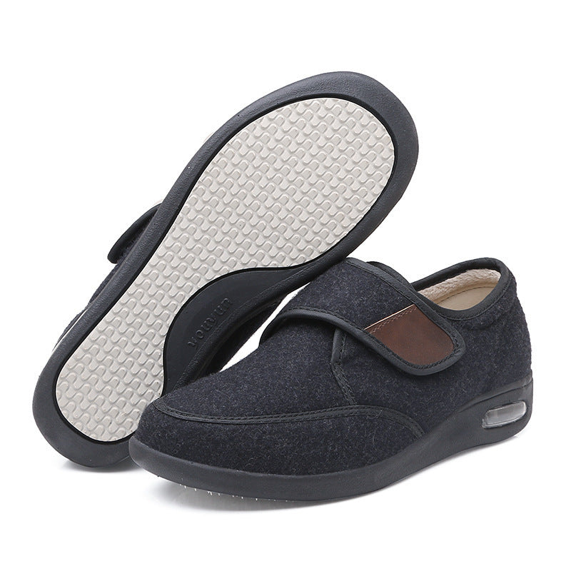Men's Winter Fleece-lined For The Old Warm Leisure Men's Casual Shoes
