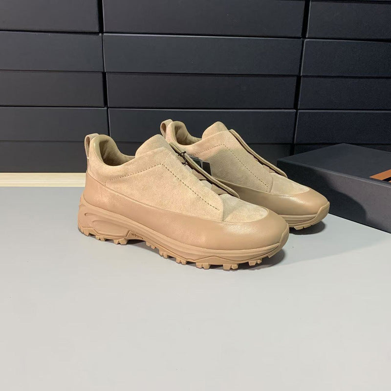 Men's Z Elastic Band Thick Bottom Business Casual Shoes