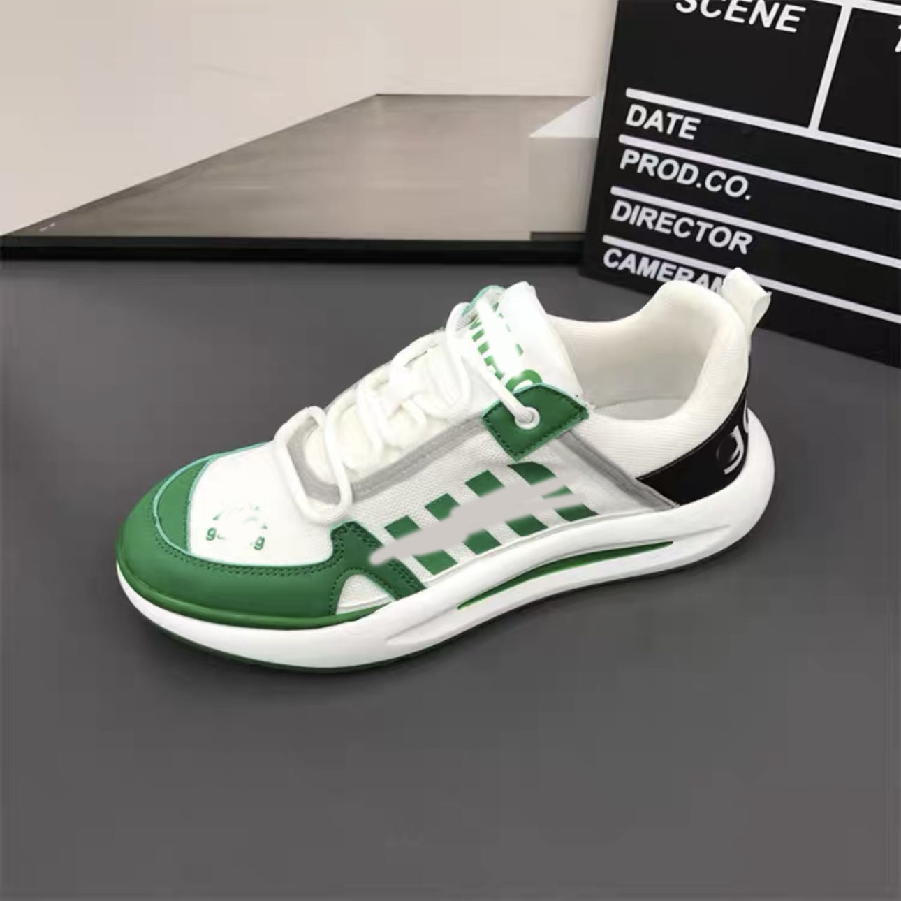 Men's Summer Mesh Breathable Comfort Lightweight Rocking Trendy Four Men's Board Shoes
